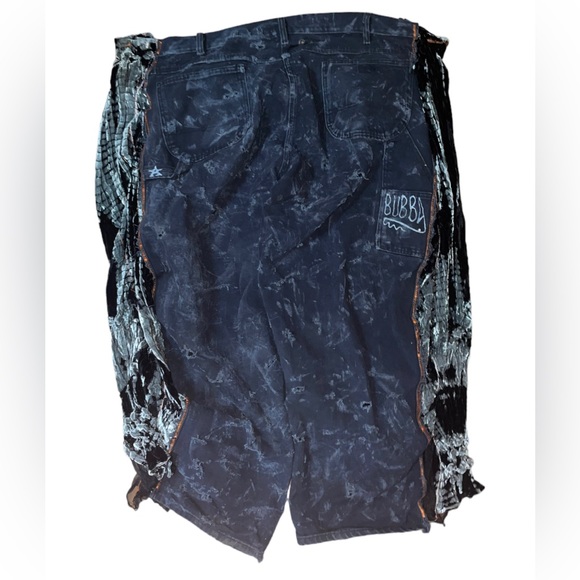 Black flared dickies